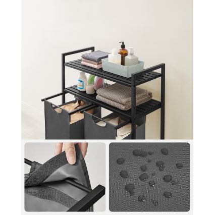 REX Laundry Basket - Grey