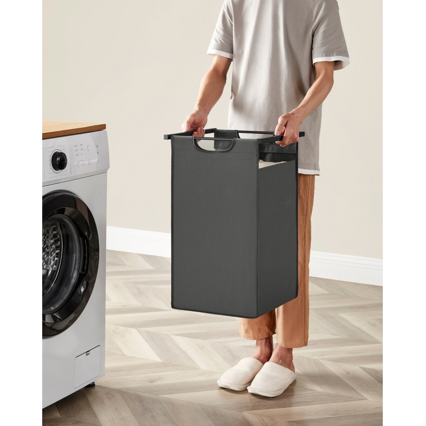 REX Laundry Basket - Grey