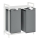 REX Laundry Basket - White/Grey