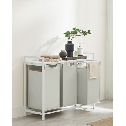 REX Laundry Basket - White