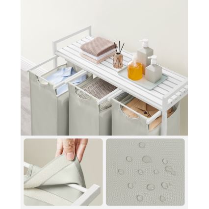 REX Laundry Basket - White