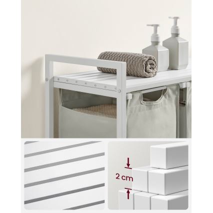 REX Laundry Basket - White