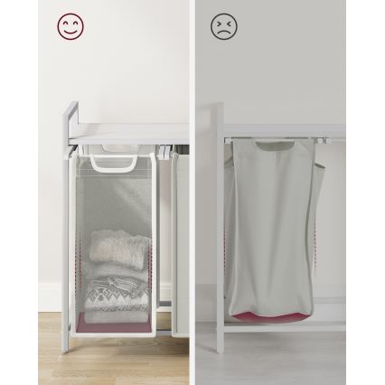 REX Laundry Basket - White