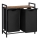 REX Laundry Hamper 73 x 72 x 33 cm, Brown/Black