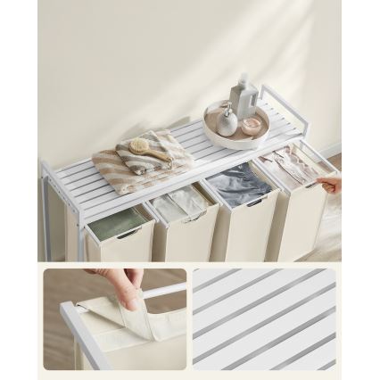 REX Laundry Hamper – White