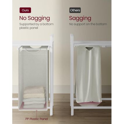 REX Laundry Hamper – White