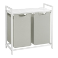 REX White Laundry Basket