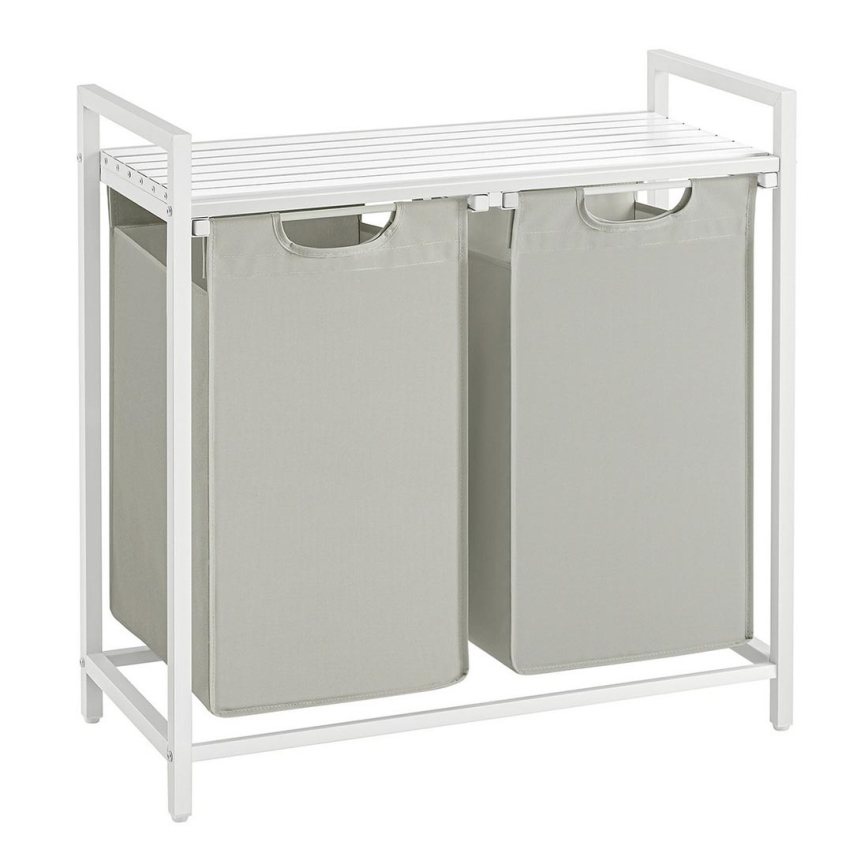 REX White Laundry Basket
