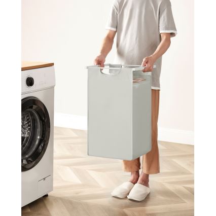 REX White Laundry Basket