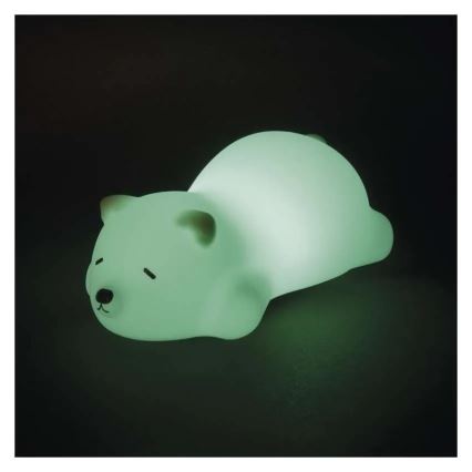 LED RGB Rechargeable Touch Night Light LED/3.7V 1200 mAh Bear