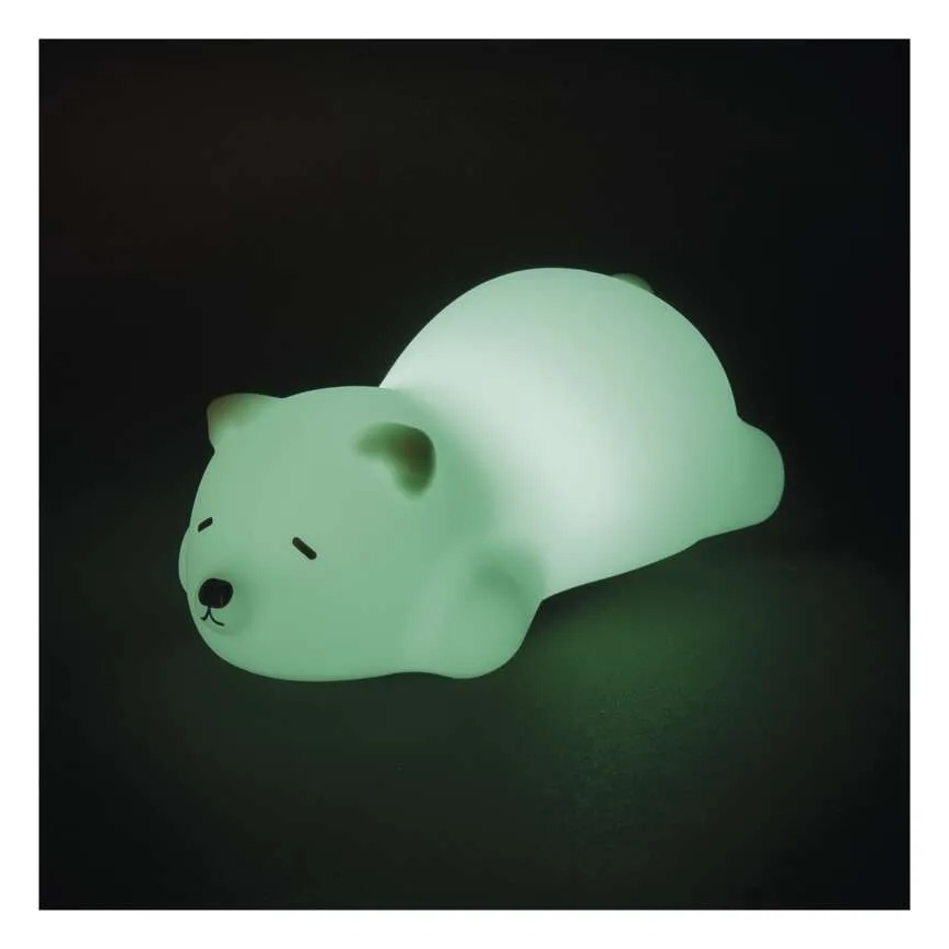 LED RGB Rechargeable Touch Night Light LED/3.7V 1200 mAh Bear