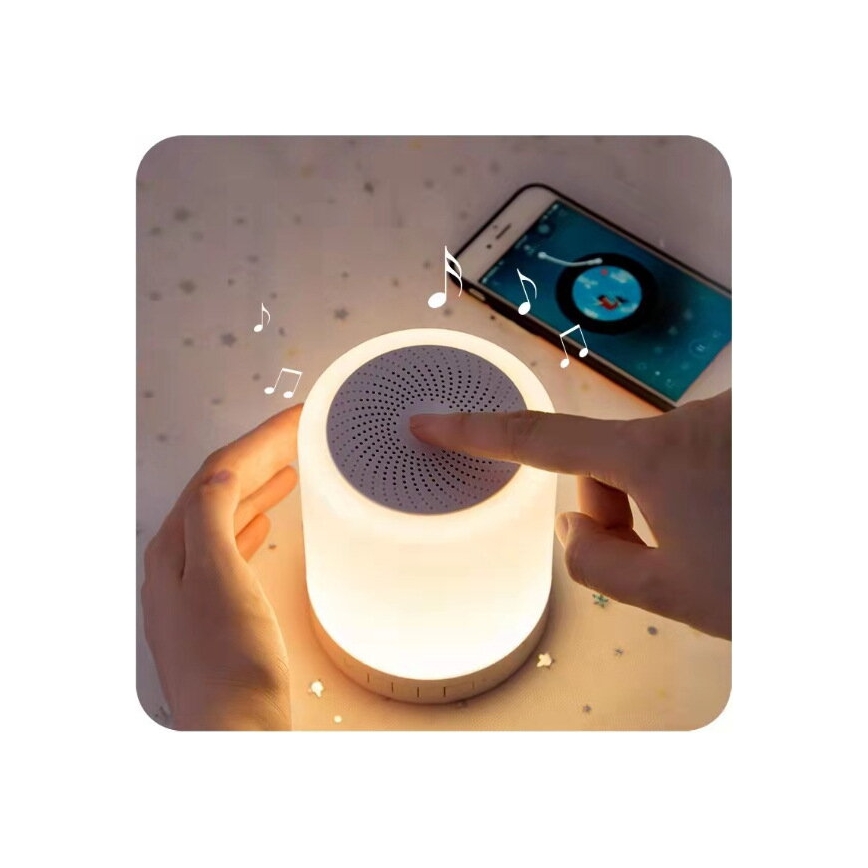 RGB LED table lamp with speaker LED/5V