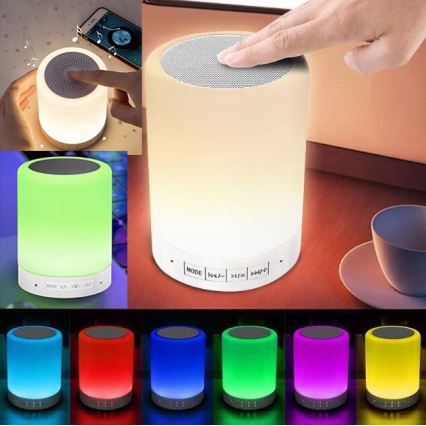 RGB LED table lamp with speaker LED/5V