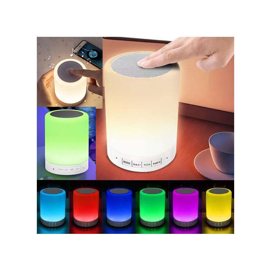 RGB LED table lamp with speaker LED/5V