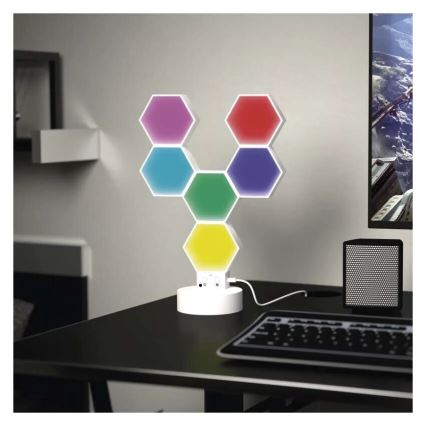 RGBIC Dimmable table lamp GoSmart LED/5,5W/230V Wi-Fi Tuya