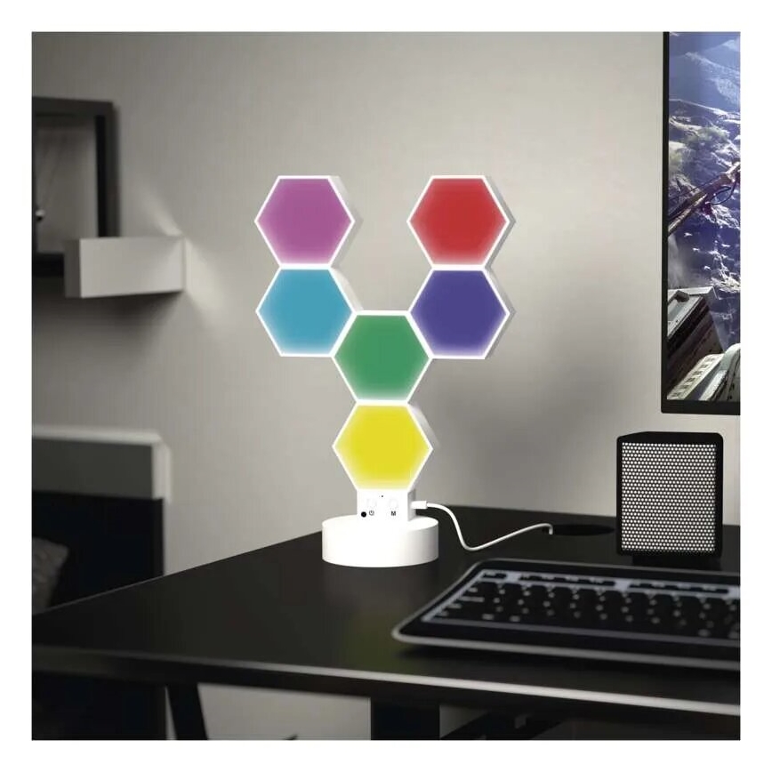 RGBIC Dimmable table lamp GoSmart LED/5,5W/230V Wi-Fi Tuya