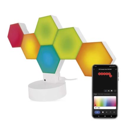 RGBIC Dimmable table lamp GoSmart LED/5,5W/230V Wi-Fi Tuya