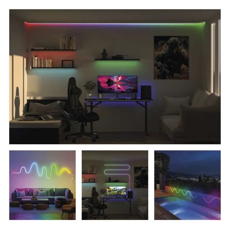 RGBIC LED Dimmable strip GoSmart LED/33W/230V 5 m Wi-Fi Tuya