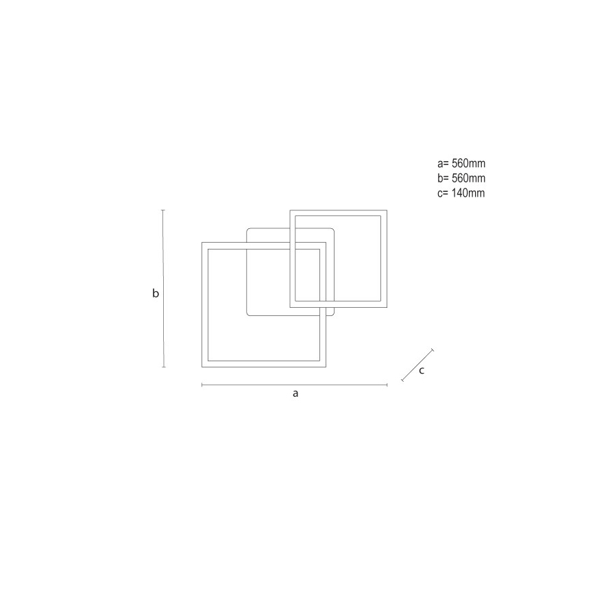 RGBW Dimmable LED Ceiling Light LED/75W/230V 3000-6500K + Remote Control