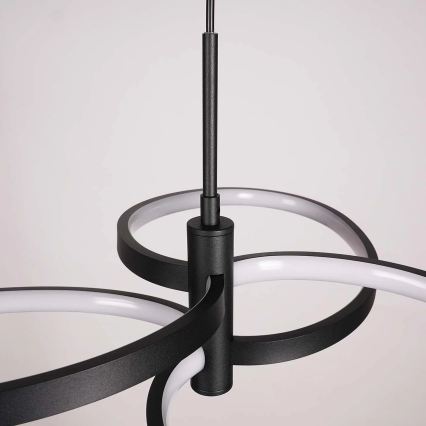 RIBBON LED Cable Pendant Light, 25W, 230V, 4000K, Black
