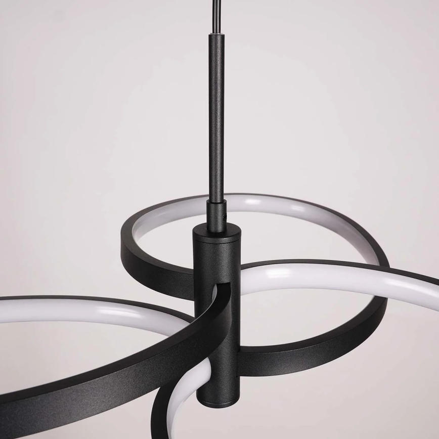 RIBBON LED Cable Pendant Light, 25W, 230V, 4000K, Black