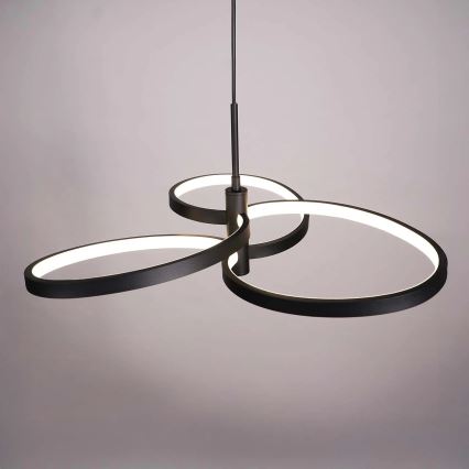 RIBBON LED Cable Pendant Light, 25W, 230V, 4000K, Black