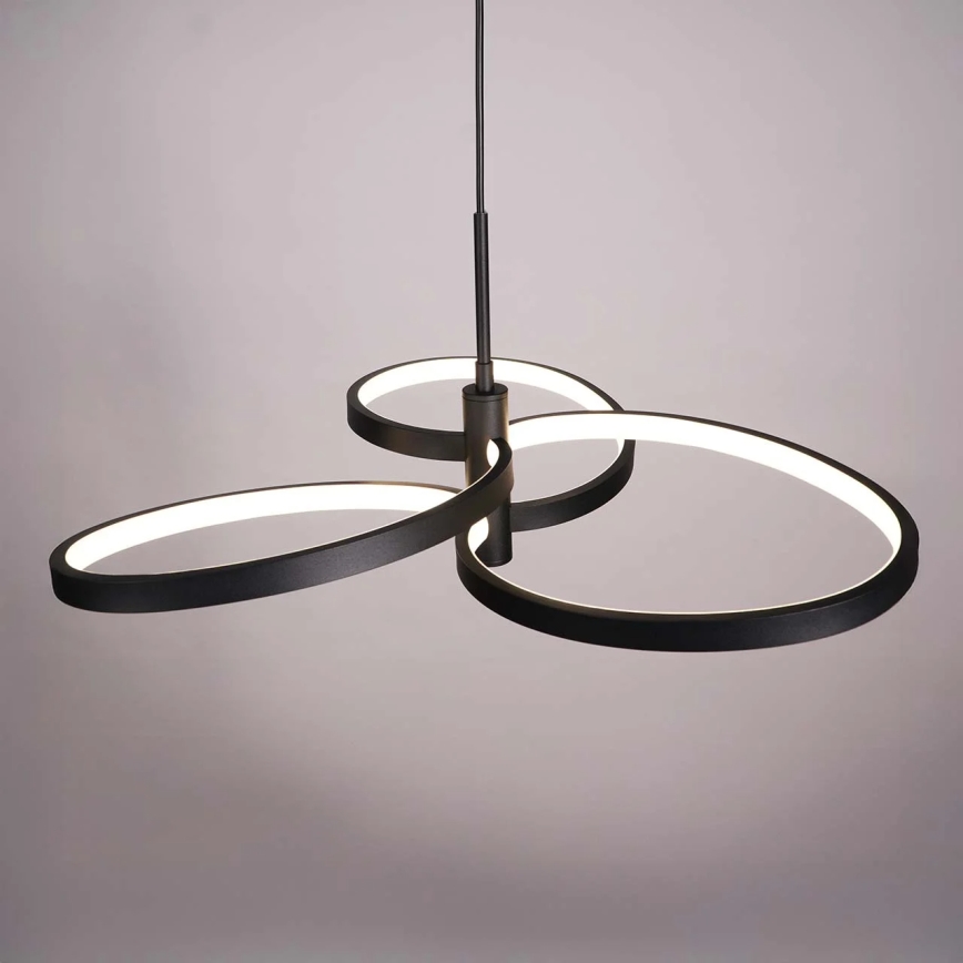 RIBBON LED Cable Pendant Light, 25W, 230V, 4000K, Black