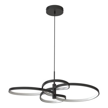 RIBBON LED cable-suspended pendant, 37W, 230V, 4000K, Black