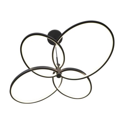 RIBBON LED cable-suspended pendant, 37W, 230V, 4000K, Black