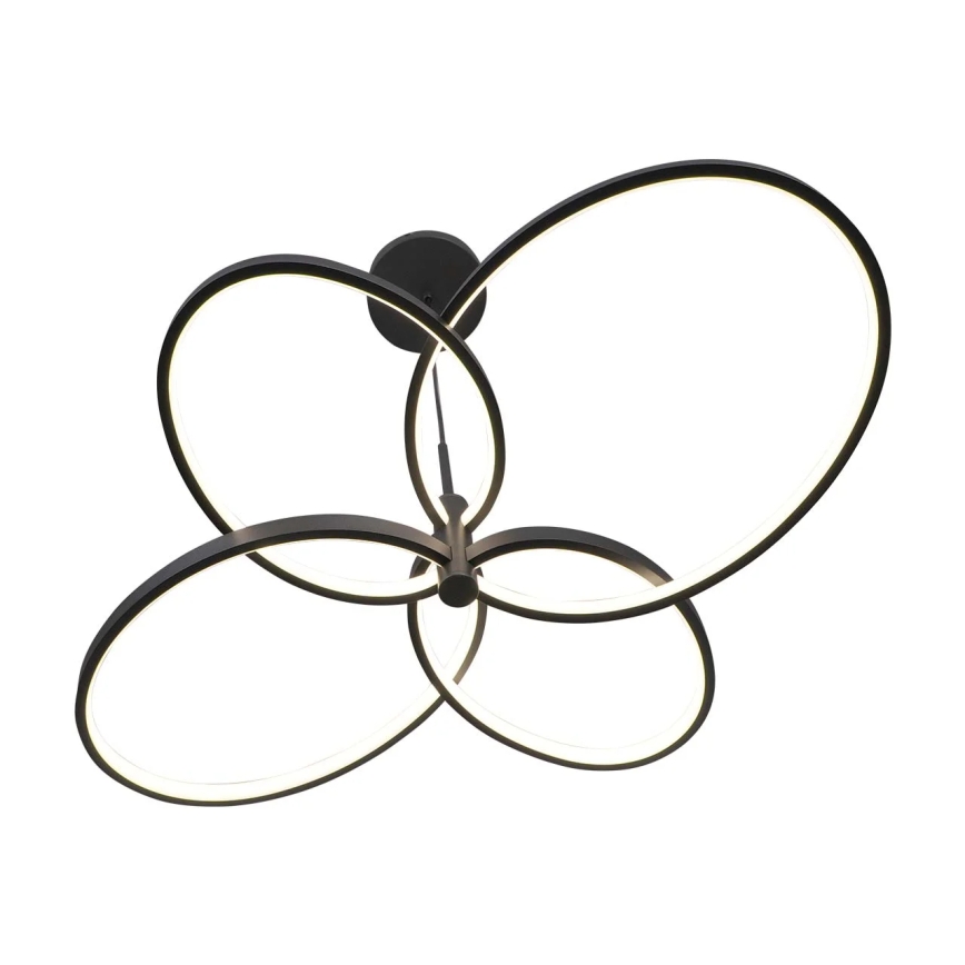 RIBBON LED cable-suspended pendant, 37W, 230V, 4000K, Black