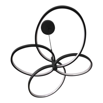 RIBBON LED cable-suspended pendant, 37W, 230V, 4000K, Black