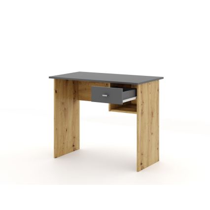 RICO Writing Desk, Artisan Oak/Grey