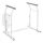 Ridder - Mobile support grab rails for toilet 66 × 71.5 cm, white