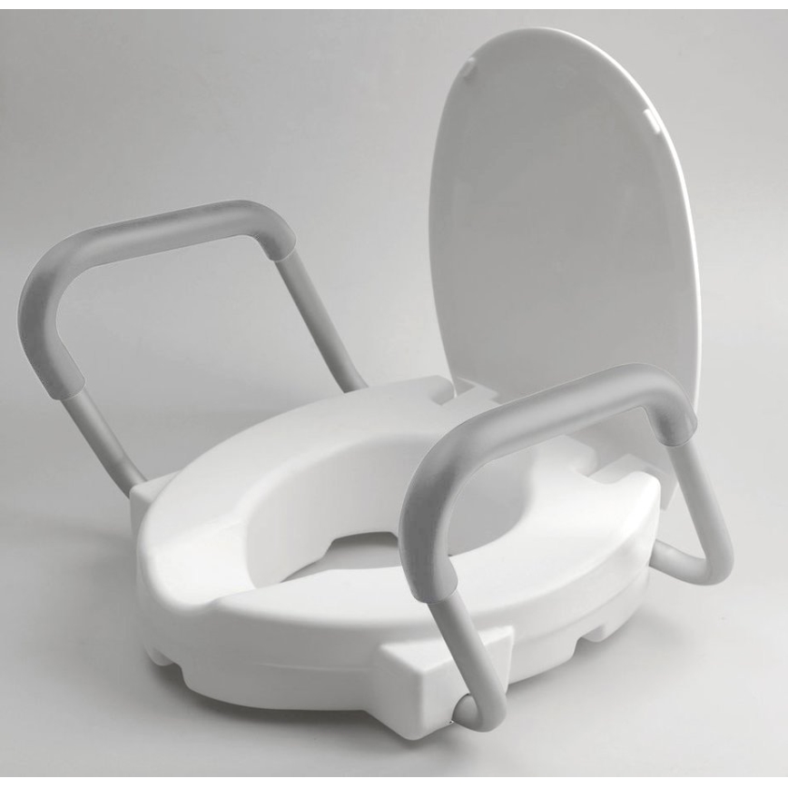 Ridder - Raised Toilet Seat with Armrests, White