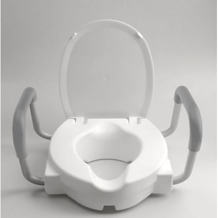 Ridder - Raised Toilet Seat with Armrests, White