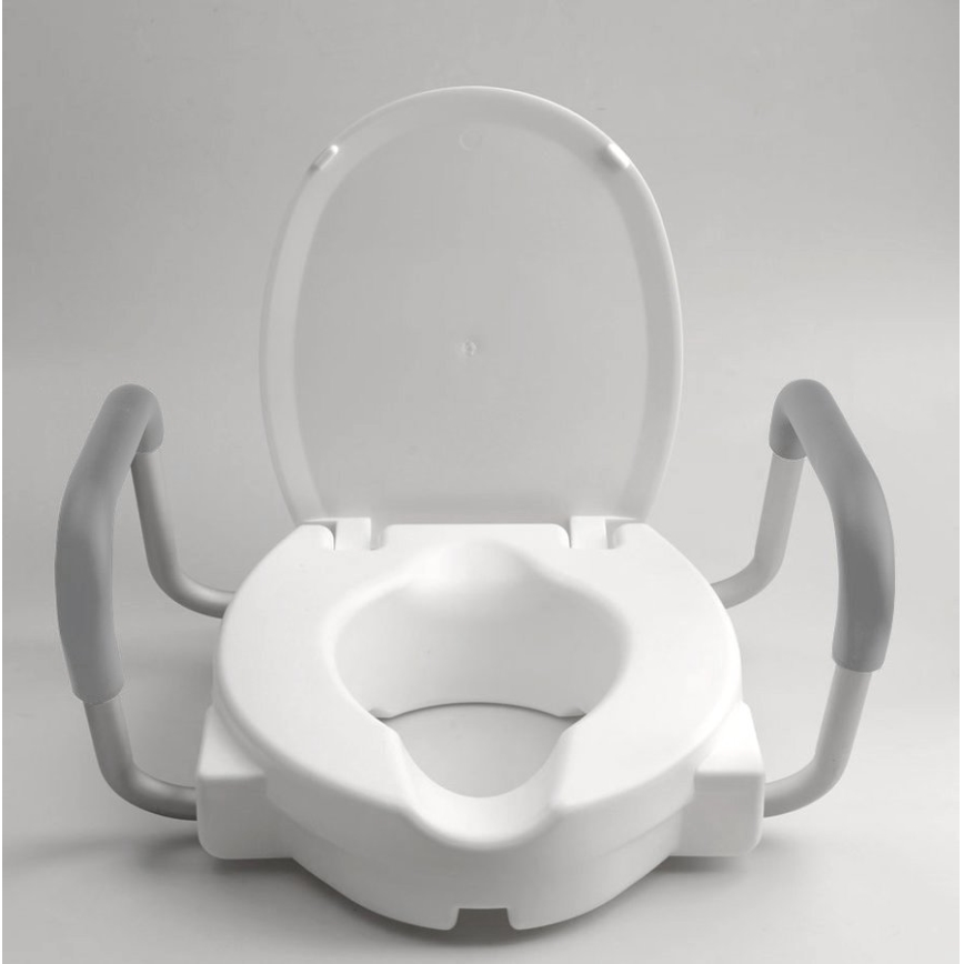 Ridder - Raised Toilet Seat with Armrests, White