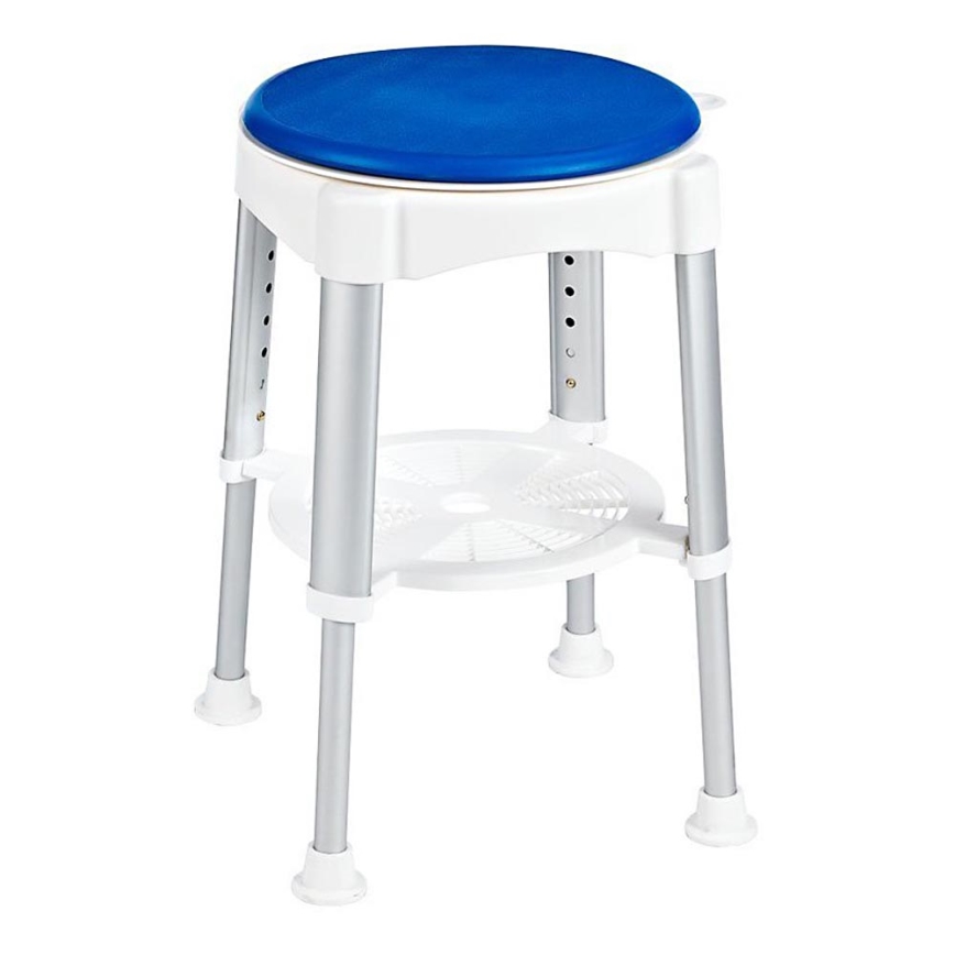 Ridder - Swivel stool 58x35,5 cm blue/white
