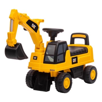 Ride-on push excavator CAT yellow/black