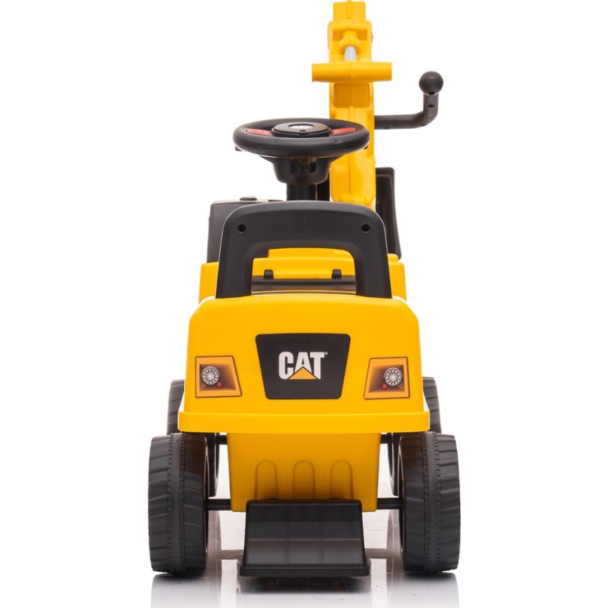 Ride-on push excavator CAT yellow/black