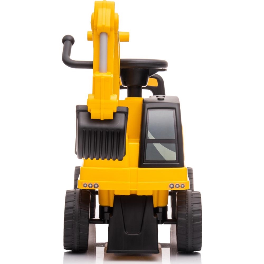 Ride-on push excavator CAT yellow/black