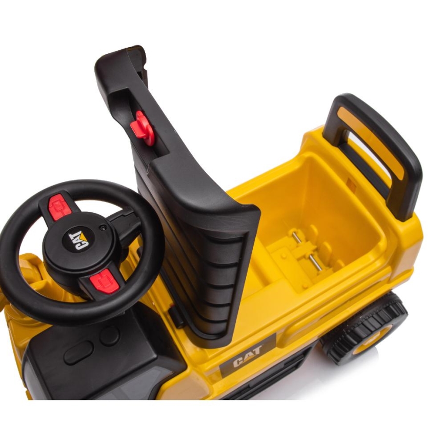 Ride-on push excavator CAT yellow/black