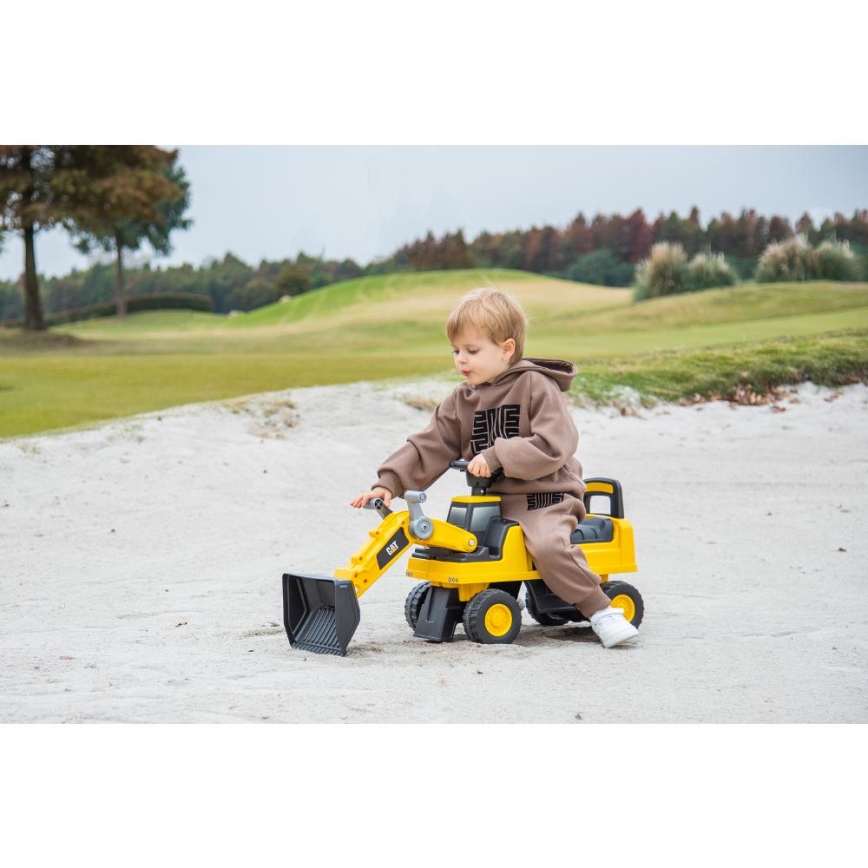 Ride-on push loader CAT yellow/black