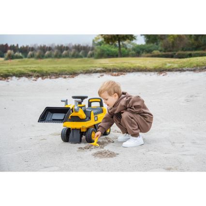 Ride-on push loader CAT yellow/black