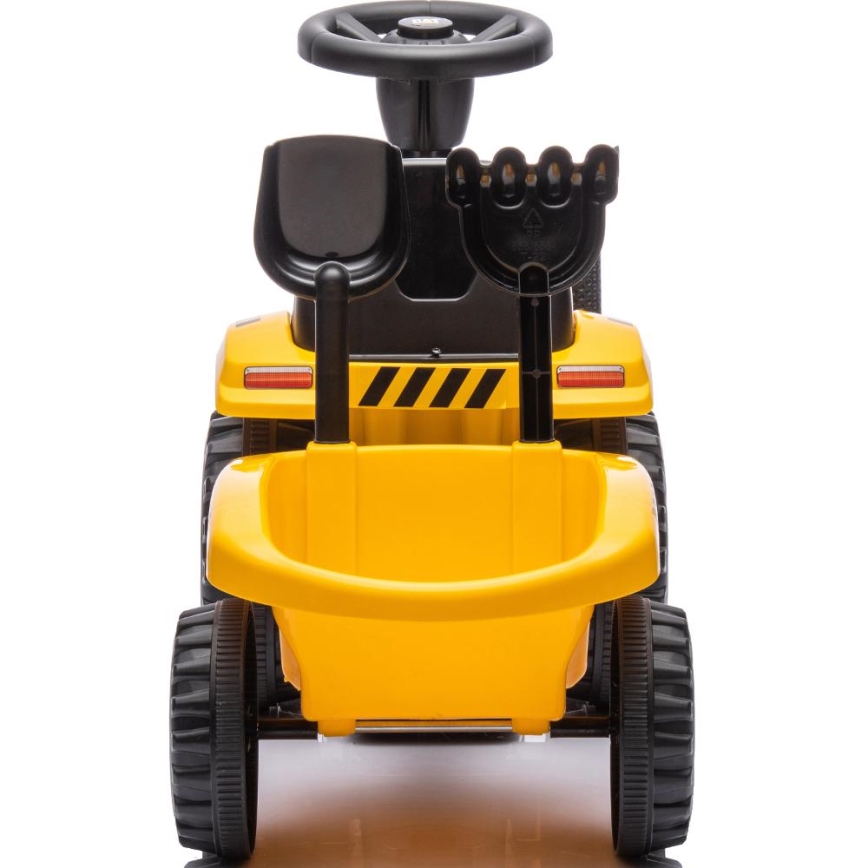 Ride-on push tractor CAT yellow/black
