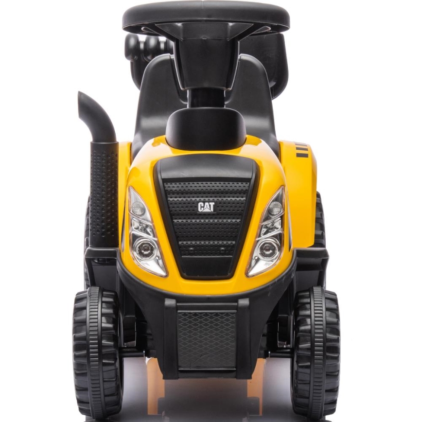 Ride-on push tractor CAT yellow/black