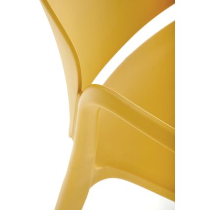 RIDUS dining chair, 1 pc, yellow