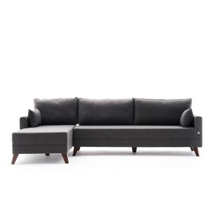 RIGA L-shaped Corner Sofa, Left - Anthracite
