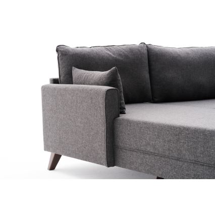 RIGA L-shaped Corner Sofa, Left - Anthracite