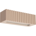 RIGATA wall light 1xE27/15W/230V ceramic/taupe