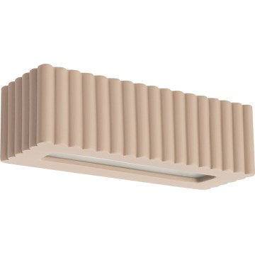 RIGATA wall light 1xE27/15W/230V ceramic/taupe